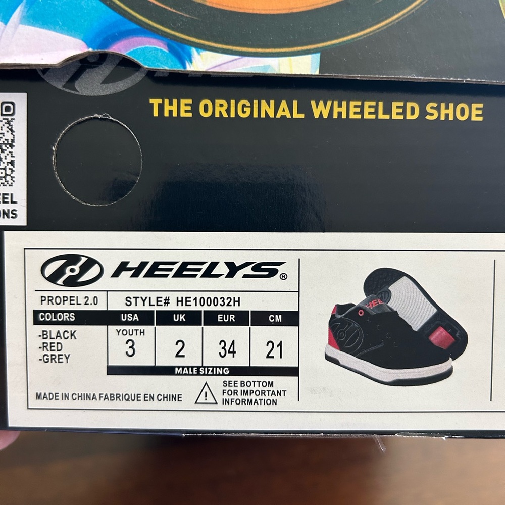 Heelys Propel 2.0 Kids Sneakers - Black and Red